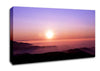 Mountain Fog At Sunset Canvas Wall Art