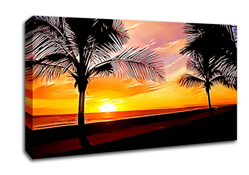 Painting Paradise Canvas Wall Art