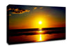 Piercing Yellow Sun Refections Canvas Wall Art