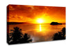 Paradise Sunset Canvas Wall Art