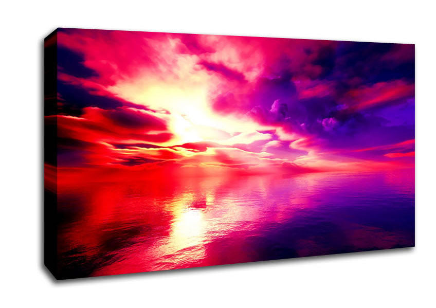 Magical Ocean Cloud Formation Canvas Wall Art