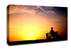 Pleasant Sunset Canvas Wall Art