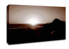 Chocolate Sunrays Canvas Wall Art