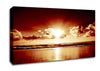 Peach Ocean Sunrise Canvas Wall Art