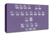 Love Quote Home Is Wherever Im With You Lilac Canvas Wall Art