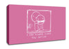 Love Quote I Can Always Make You Smile Pink Canvas Wall Art