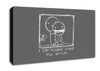Love Quote I Can Always Make You Smile Grey Canvas Wall Art