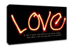 Love Quote If Love Is Great Canvas Wall Art