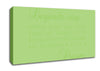 Legends Say Dream Lime Green Canvas Wall Art