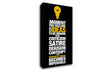 Motivational Quote Freedom Of Thought Canvas Wall Art
