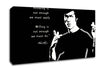 Motivational Quote Bruce Lee Knowing Is Not Enough Canvas Wall Art