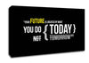 Motivational Quote Your Future Is Created By What You Do Canvas Wall Art