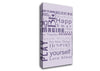 Home Quote Family Rules Be Happy Love Always Lilac Canvas Wall Art