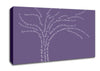 Love Quote The Love Tree Lilac Canvas Wall Art