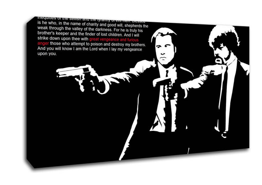 Movie Quote Dogs The Path Canvas Wall Art
