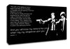 Movie Quote Pulp Fiction The Path Of The Righteous Man Canvas Wall Art