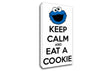 Kitchen Quote Keep Calm And Eat A Cookie Canvas Wall Art