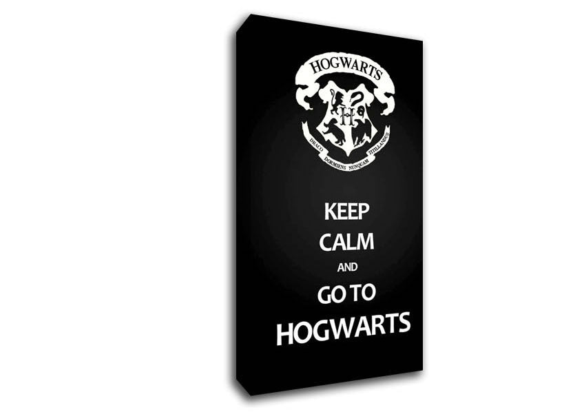 Keep Calm Hogwarts Canvas Wall Art