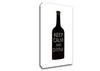 Kitchen Quote Keep Calm Drink Wine Canvas Wall Art