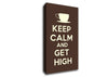 Keep Calm Get High Canvas Wall Art