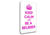 Music Quote Keep Calm Justin Bieber Canvas Wall Art