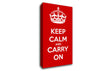 Keep Calm And Carry On Canvas Wall Art