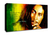 Music Quote Bob Marley Feel No Pain Canvas Wall Art