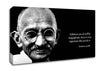 Motivational Quote Gandhi Do It Canvas Wall Art