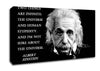 Motivational Quote Albert Einstein The Universe Canvas Wall Art