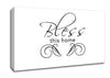 Home Quote Bless This Home White Canvas Wall Art