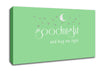 Boys room Quote Good Night And Hug Me Tight Green Canvas Wall Art