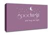 Nursery Quote Good Night And Hug Me Tight Dusty Pink Canvas Wall Art