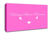 Nursery Quote Dream Sweet Dreams Vivid Pink Canvas Wall Art