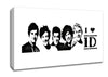 Music Quote I Love 1 Direction White Canvas Wall Art
