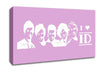 Music Quote I Love 1 Direction Pink Canvas Wall Art