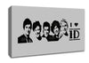 Music Quote I Love 1 Direction Grey Canvas Wall Art