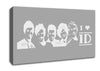 Music Quote I Love 1 Direction Grey White Canvas Wall Art