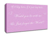 Music Quote If I Lay Here If I Just Snow Patrol Pink Canvas Wall Art