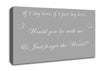 Music Quote If I Lay Here If I Just Snow Patrol Grey White Canvas Wall Art