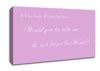 If I Lay Here If I Just Lay Here Snow Patrol Pink Canvas Wall Art