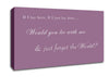 Music Quote If I Lay Here If I Just Lay Here Snow Patrol Dusty Pink Canvas Wall Art