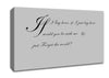 Music Quote If I Lay Here If I Just Snow Patrol 2 Grey Canvas Wall Art