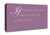 Music Quote If I Lay Here If I Just Snow Patrol 2 Dusty Pink Canvas Wall Art