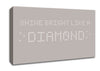 Music Quote Shine Bright Rihanna Beige Canvas Wall Art