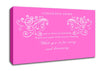 Music Quote I Could Stay Awake Aerosmith Vivid Pink Canvas Wall Art