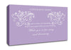 Music Quote I Could Stay Awake Aerosmith Lilac Canvas Wall Art