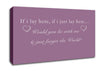 Music Quote If I Lay Here Snow Patrol Dusty Pink Canvas Wall Art