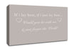 Music Quote If I Lay Here Snow Patrol Beige Canvas Wall Art