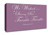 Nursery Quote We Wished Upon A Shining Star Dusty Pink Canvas Wall Art