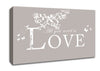 Love Quote All You Need Is Love Beige Canvas Wall Art